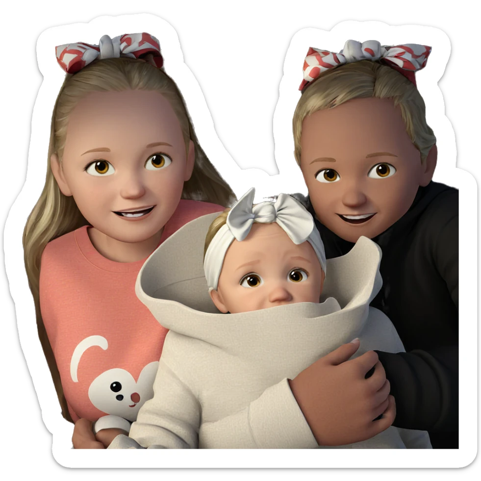 happy moments with friends sticker