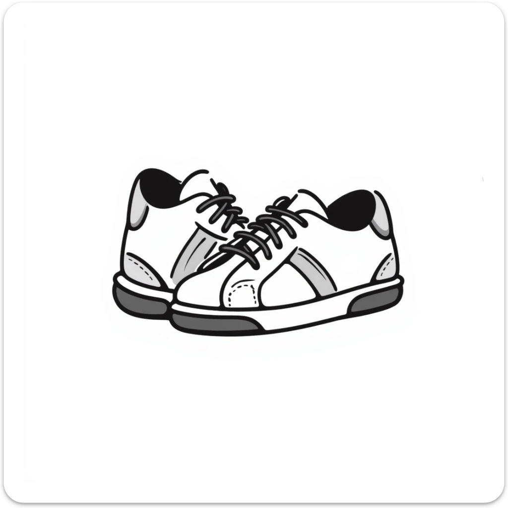 a pair of children's shoes, small sneakers or sandals, with cute details, in pastel colors dd9fb0, ffc6d3, a3bfc9, c4bee2, f1b091, detailed hand-drawn doodle style sticker