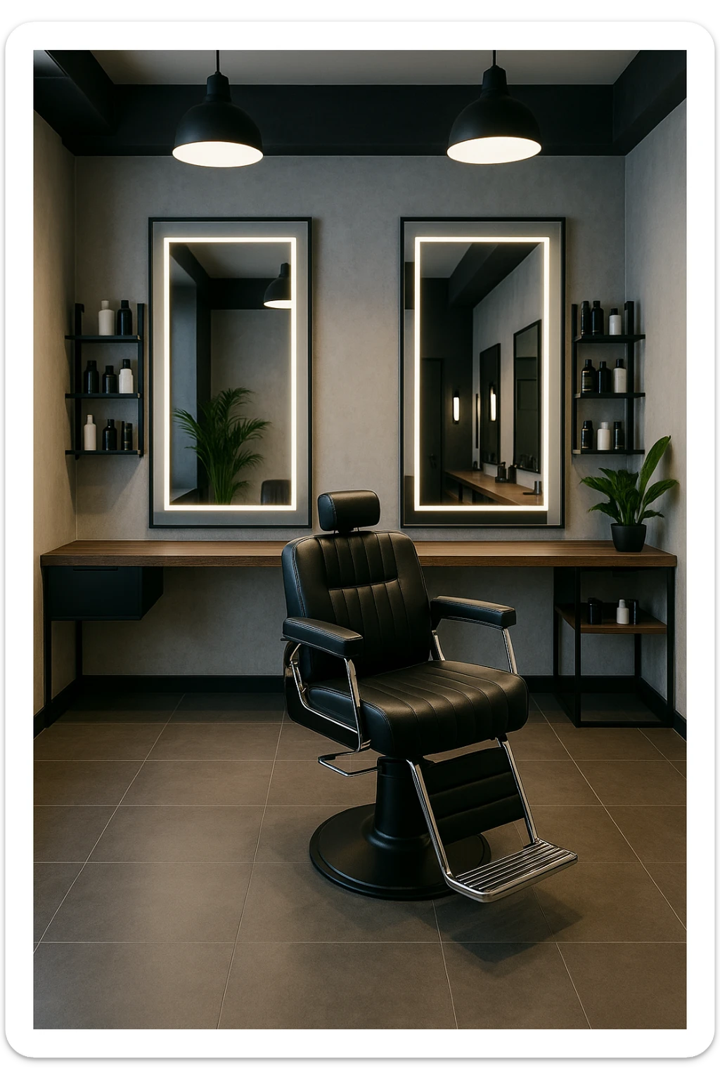 sartarosh xonani zamonaviy roq bulsin sticker