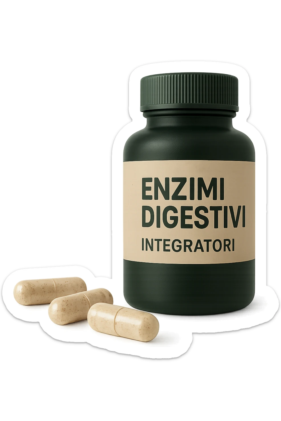 enzimi digestivi integratori sticker