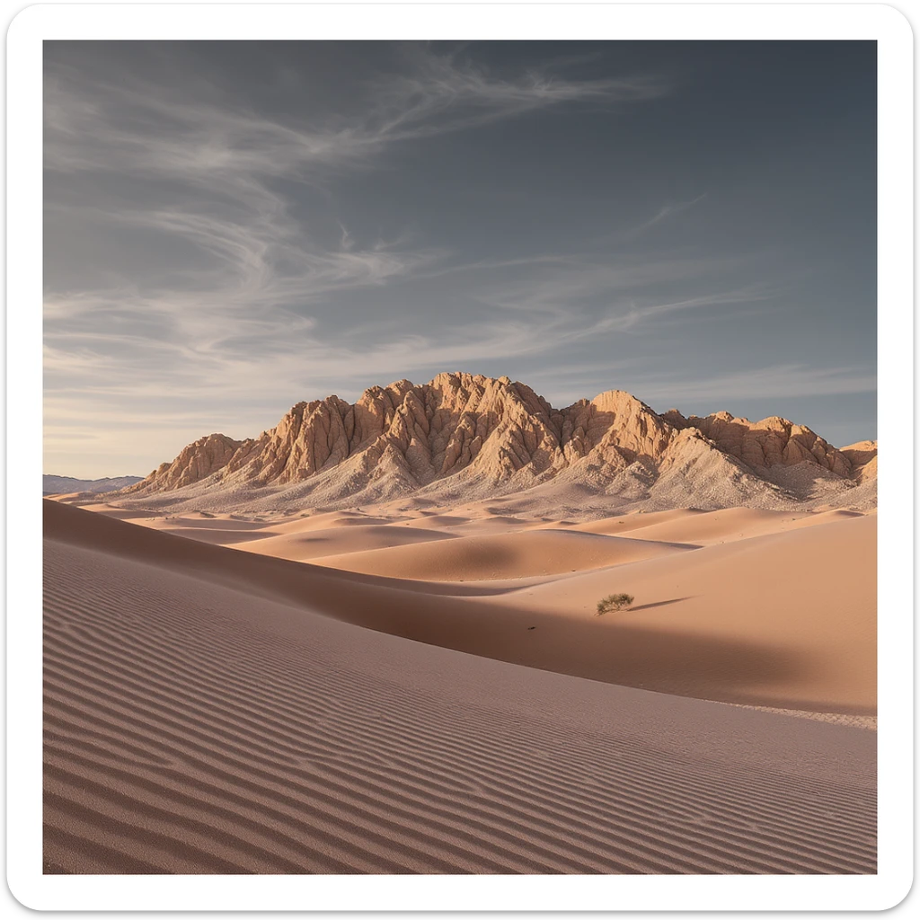 A modern desert mountain, wallpaper, modern sticker