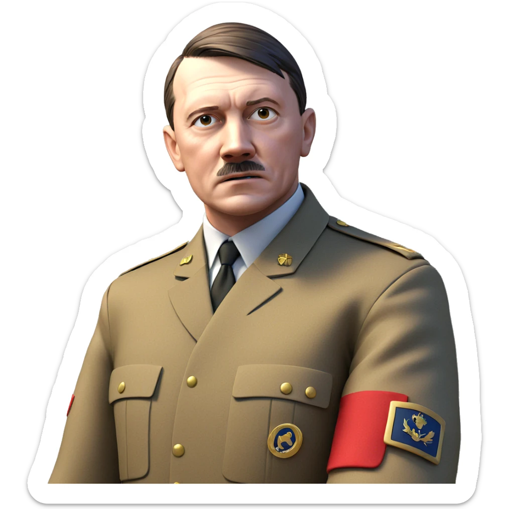 military boy in uniform sticker