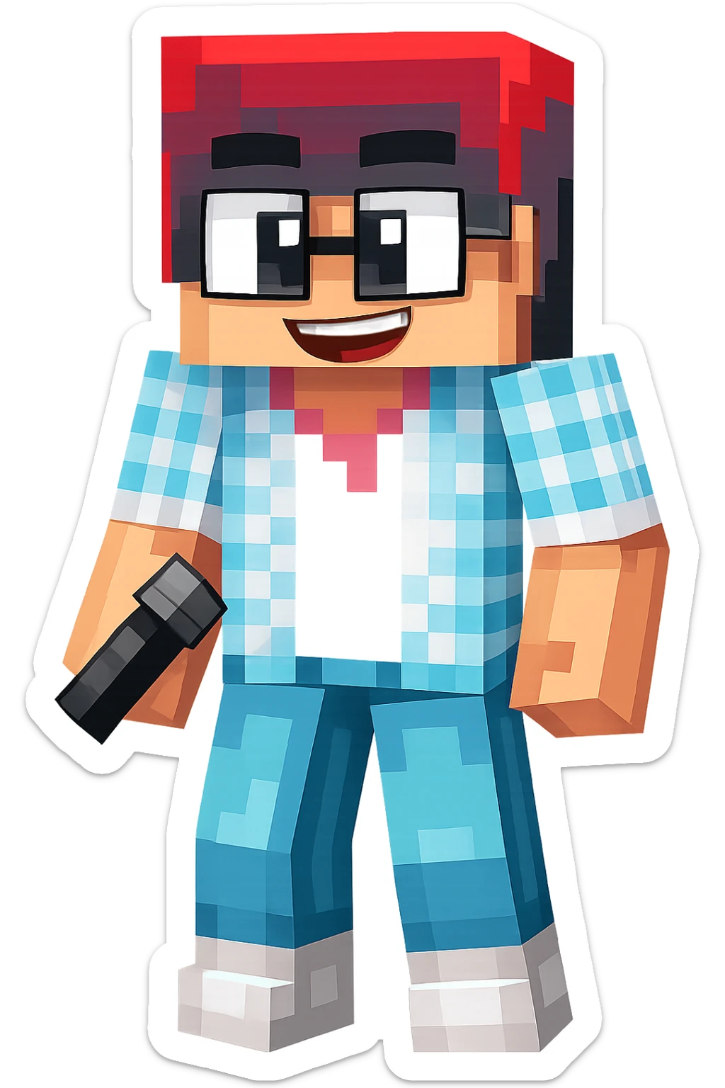 Extract every character from the picture. So i need total 5 images of the character including the clothes and accessories they are wearing, and place on a transparent background. Keep the original style and appearance exactly the same. and separately give me the each character picture. There is 3 character in this image. so you have to create 3 imaehgs

 sticker