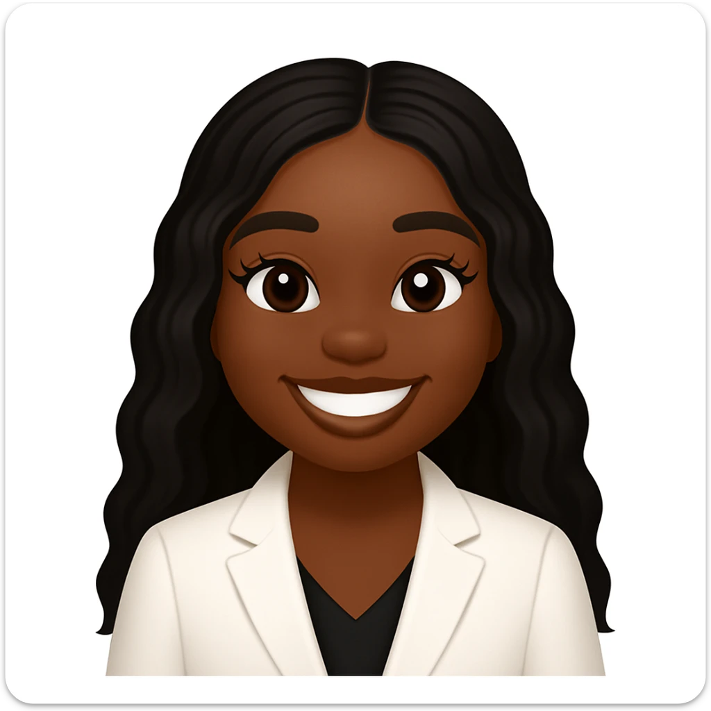turn the second man in emoji style of the 1st image, match the facial features and match dressing style of the 2nd image, she is wearing white suit sticker