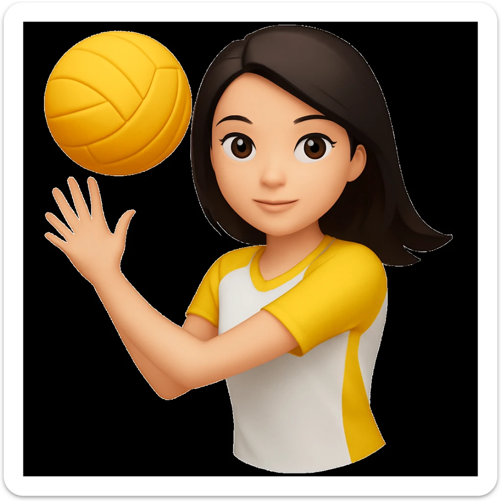 Change the color of the clothing to yellow, keeping the original style and details intact. sticker