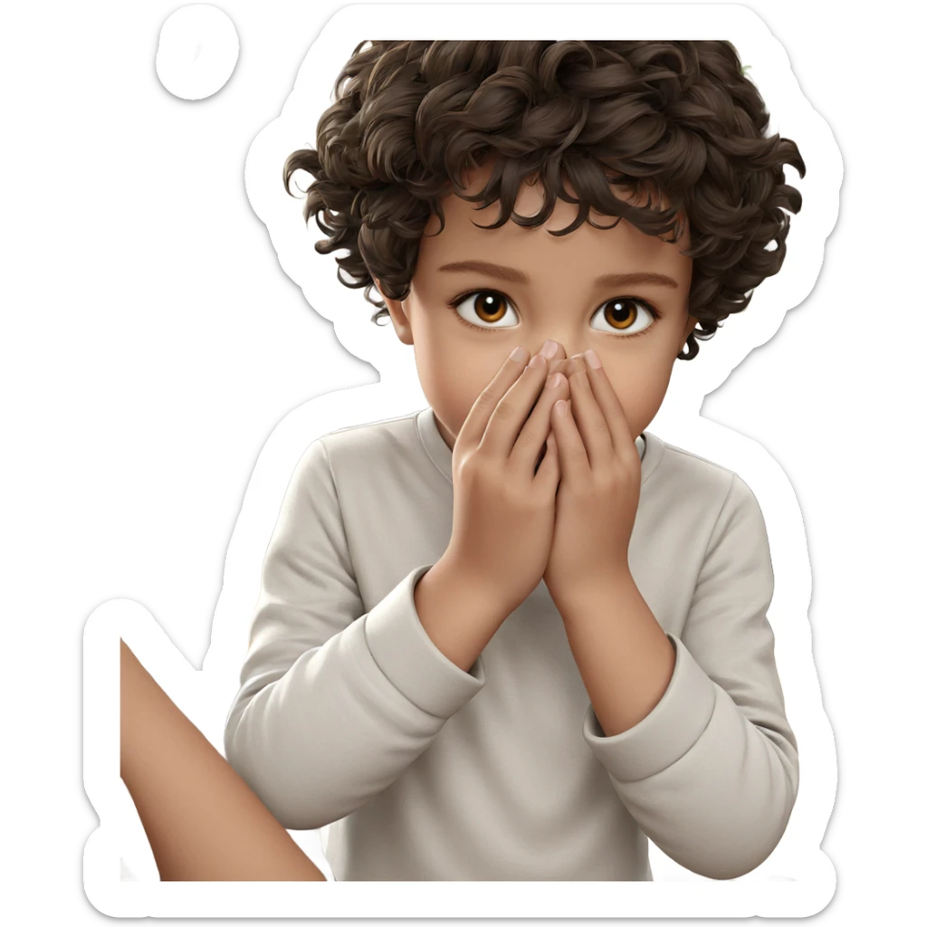 realistic portrait of girl sticker