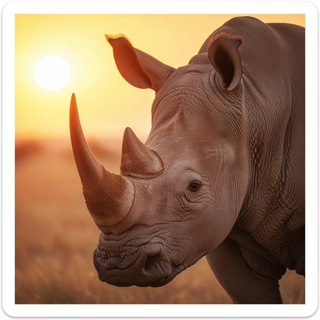 Rhino sticker
