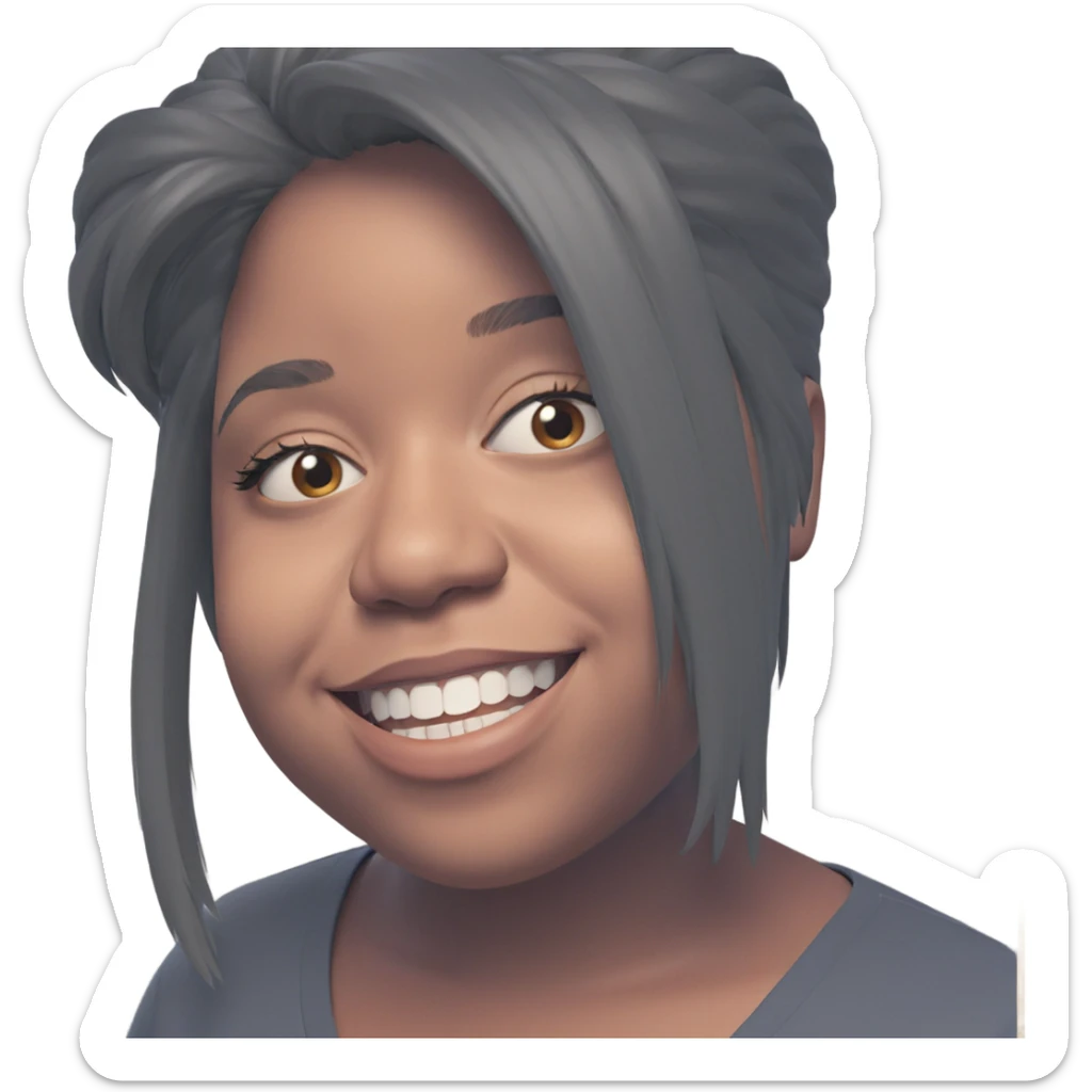 happy girl with boy meme sticker