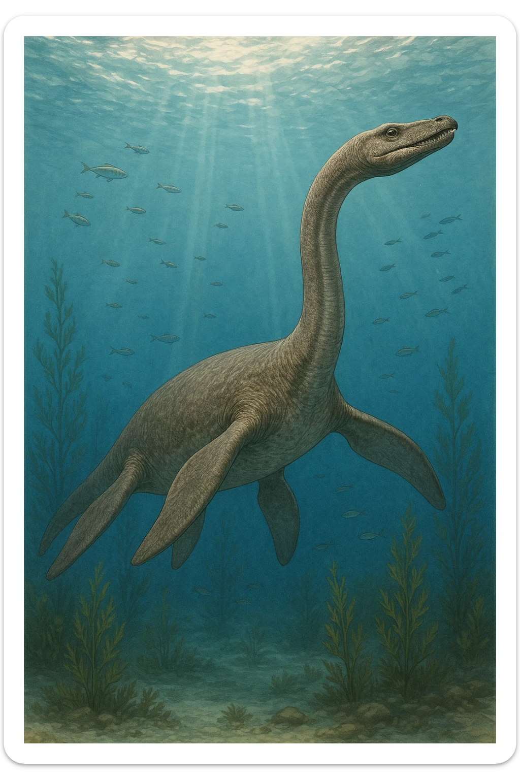 Plesiosaurus sticker