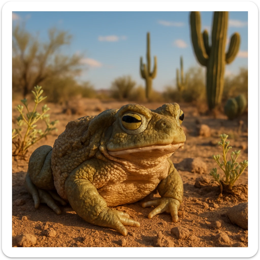 Sonoran toad sticker