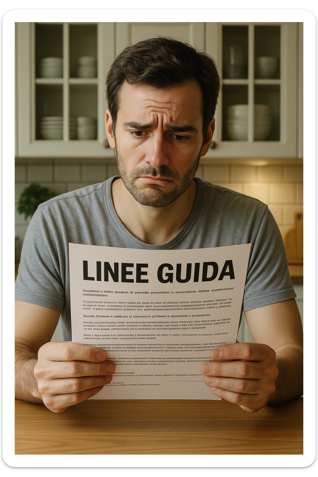 FALLA IDENTICA A QUESTA MA SUL FOGLIO SCRIVI "LINEE GUIDA" IN ITALIANO sticker