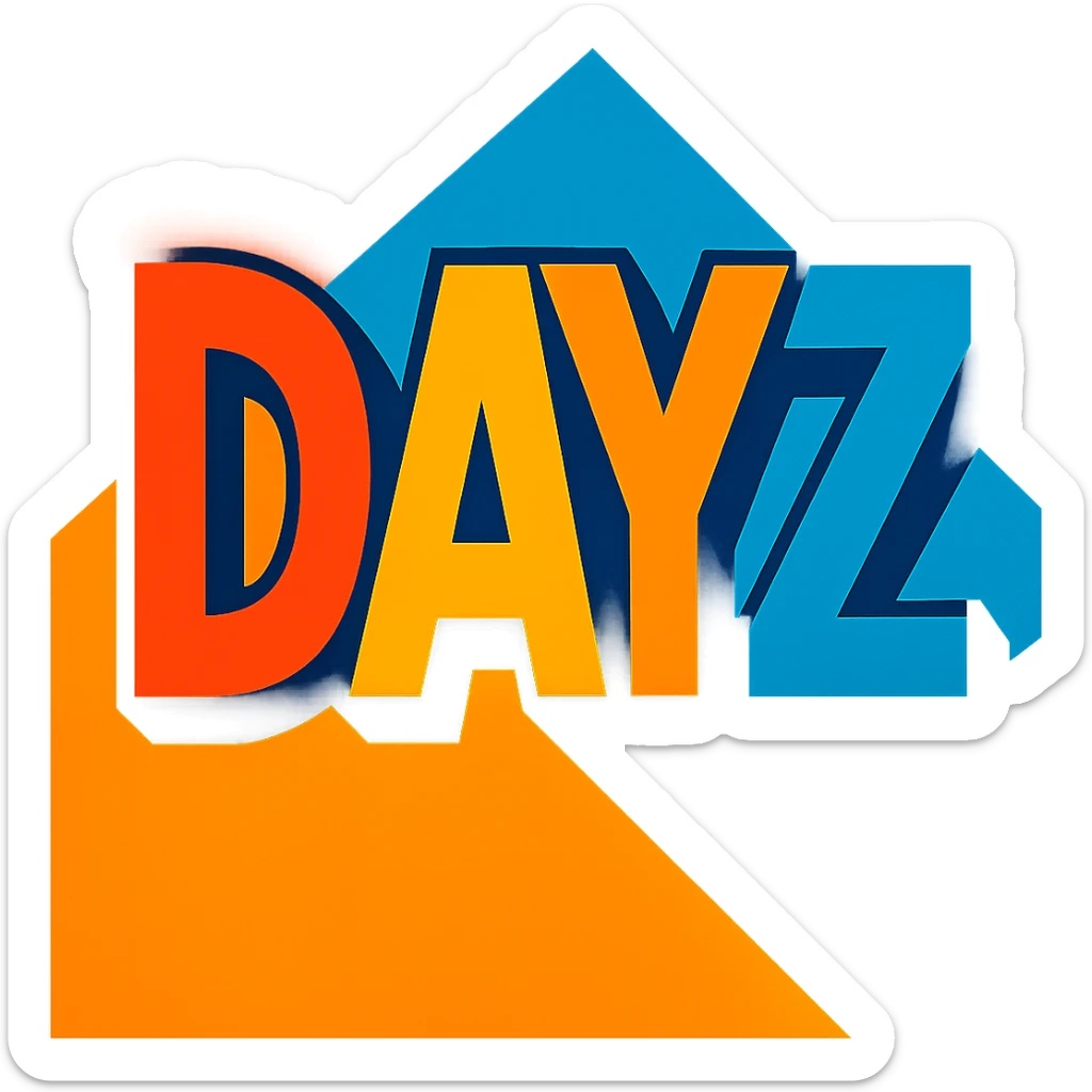 the word 'dayz' sticker