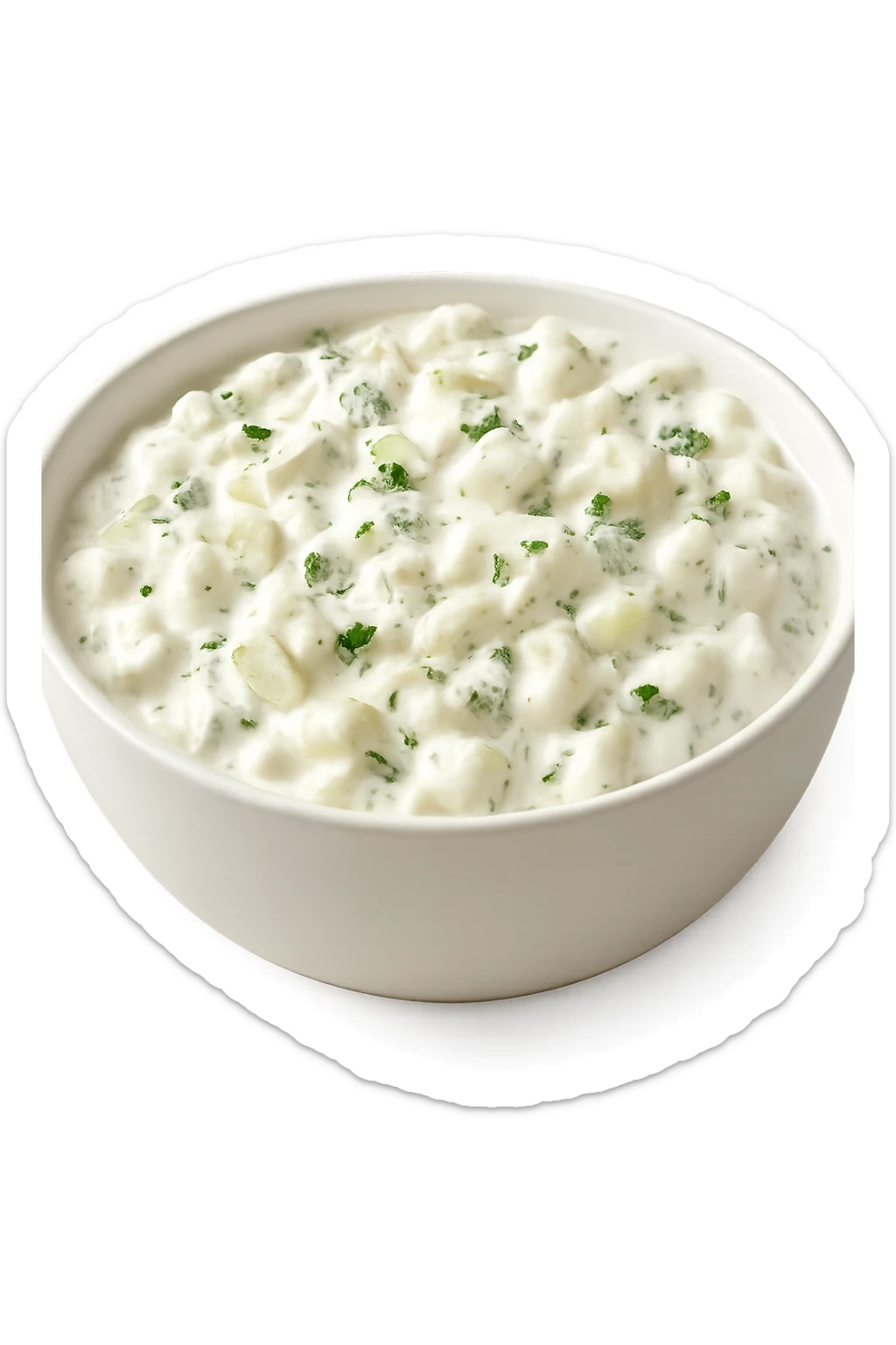 bowl di insalata bianca sticker