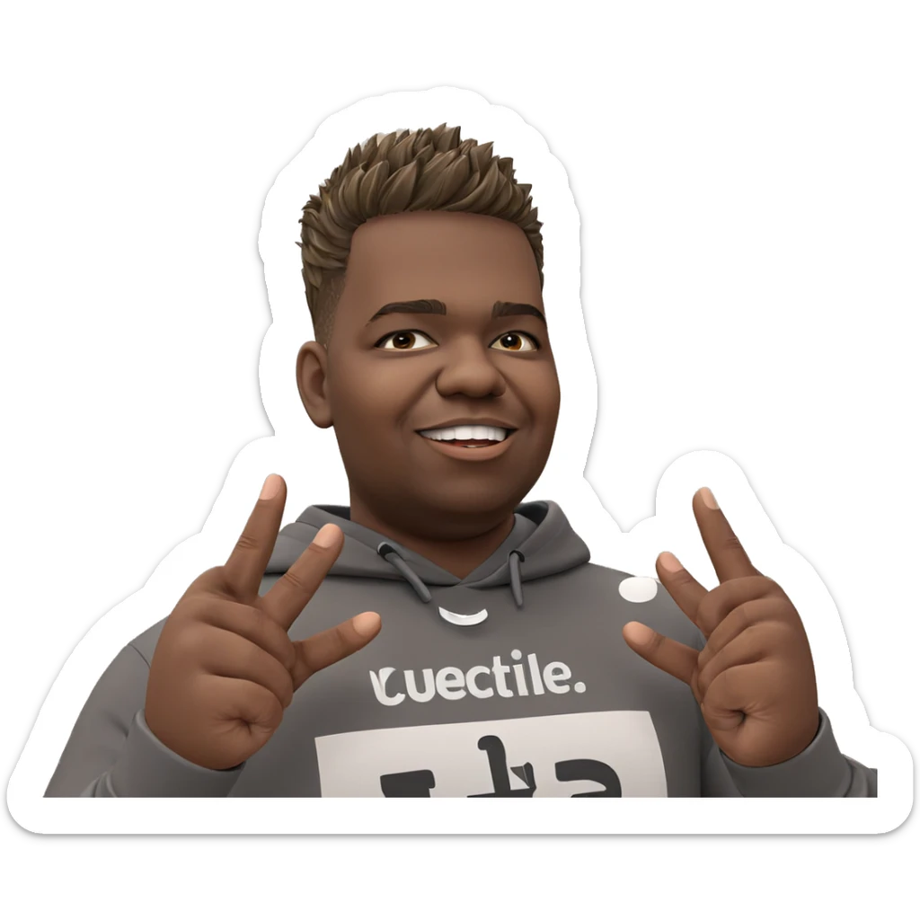 boy in funny outfit sticker