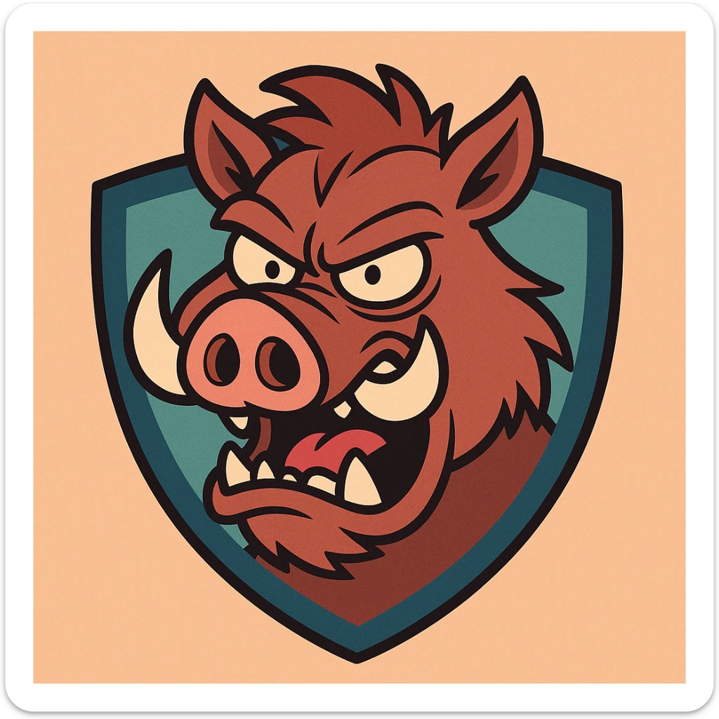 logo for NOS LEAGUE, aggressive animal mascot, esports logo style, vibrant colors, no text sticker