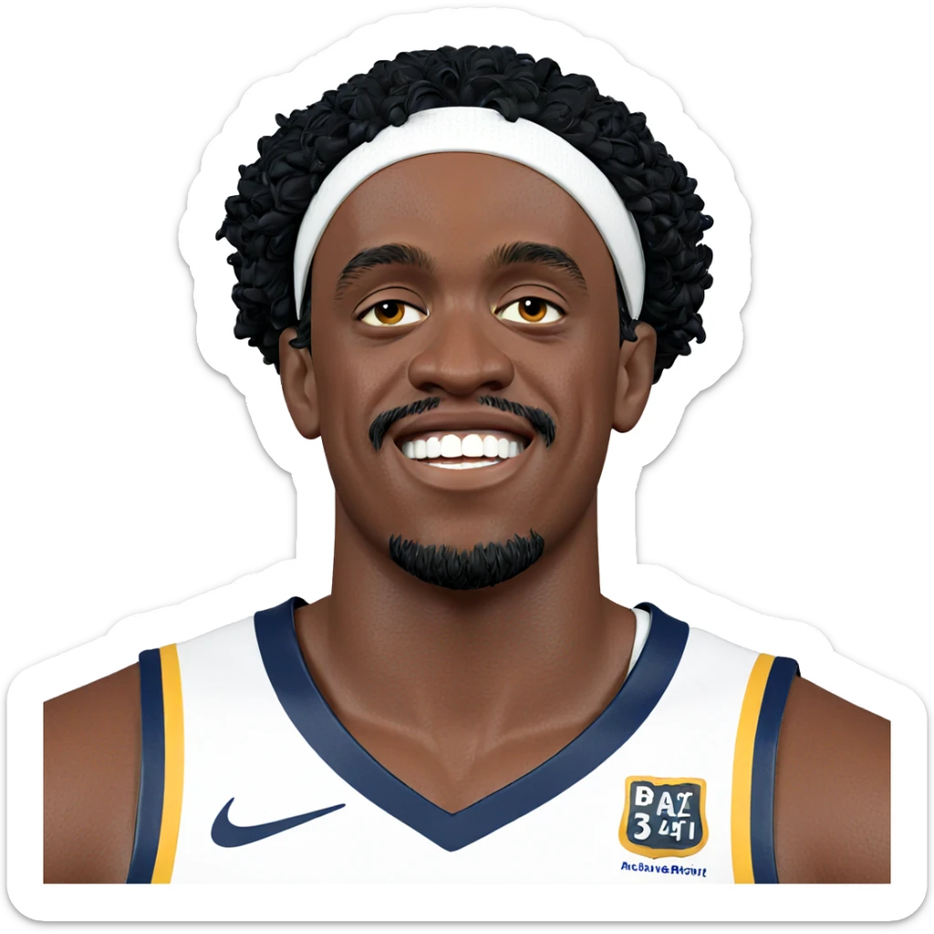 smiling boy in sportswear sticker