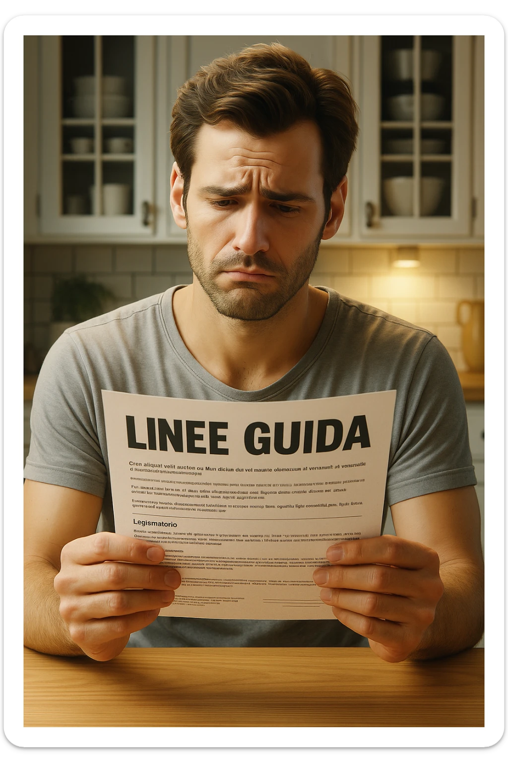 FALLA IDENTICA A QUESTA MA SUL FOGLIO SCRIVI "LINEE GUIDA" IN ITALIANO sticker