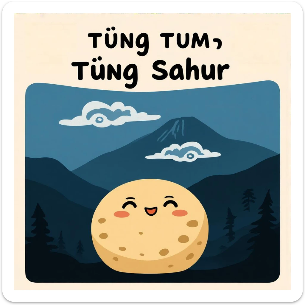 Tung tung Tung Sahur sticker