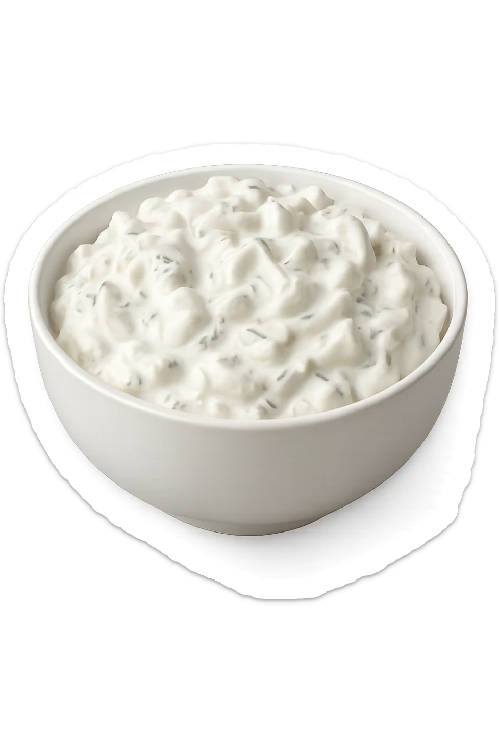 bowl di insalata bianca sticker