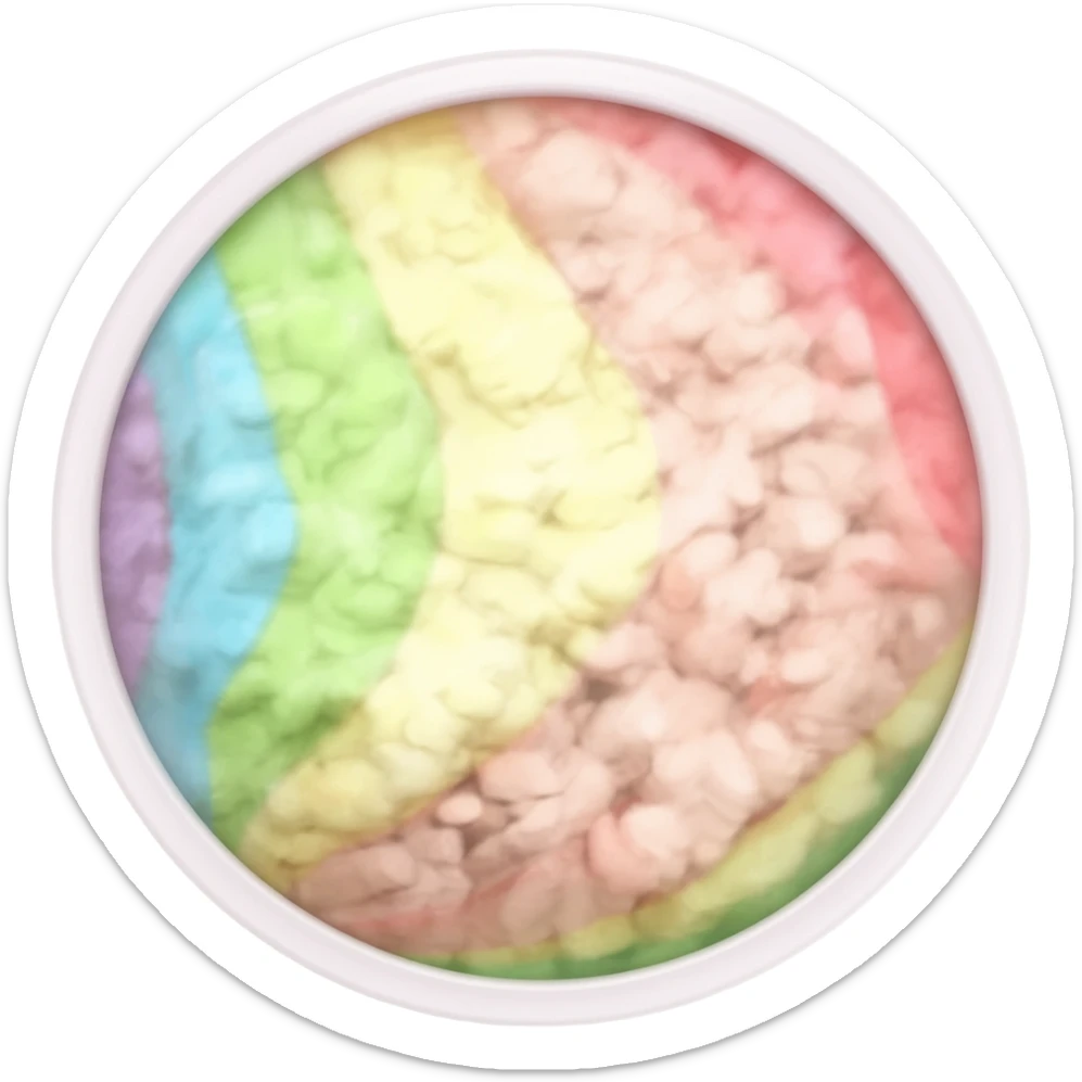 Fifty Milion Little Colorful Ranbow Marshmallows  Friends!! So Super Cute!! 6767676767!! sticker