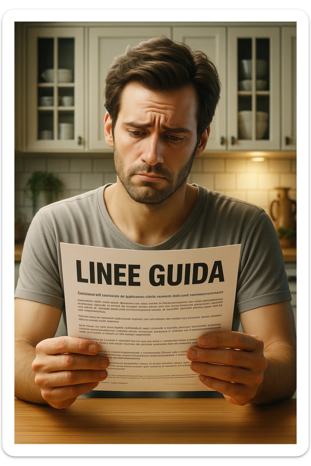 FALLA IDENTICA A QUESTA MA SUL FOGLIO SCRIVI "LINEE GUIDA" IN ITALIANO sticker