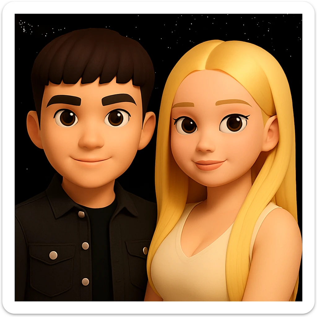 Edit only the lower right part of the image: make the upper body of the girl slightly more voluminous, do not touch other pixels, keep the original style and proportions intact. sticker