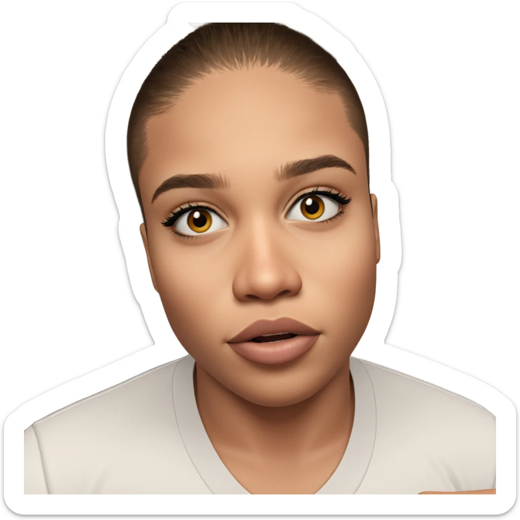 portrait of a boy in shirt sticker