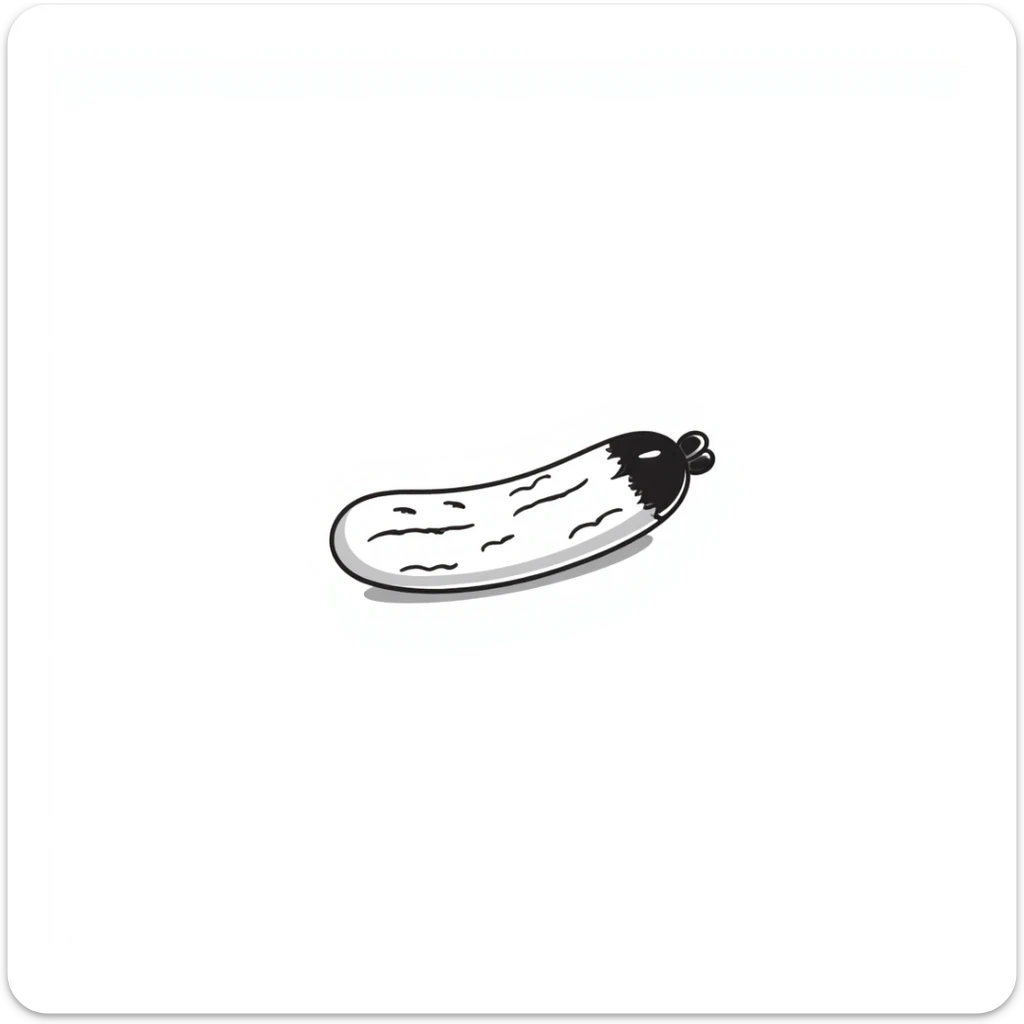 Cucumber sticker