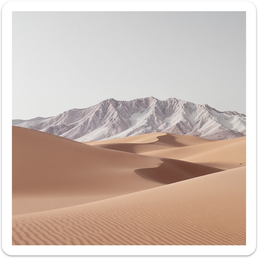 A modern desert mountain, wallpaper, modern sticker