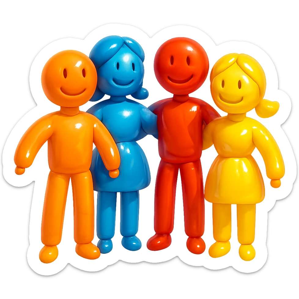 group of people sticker