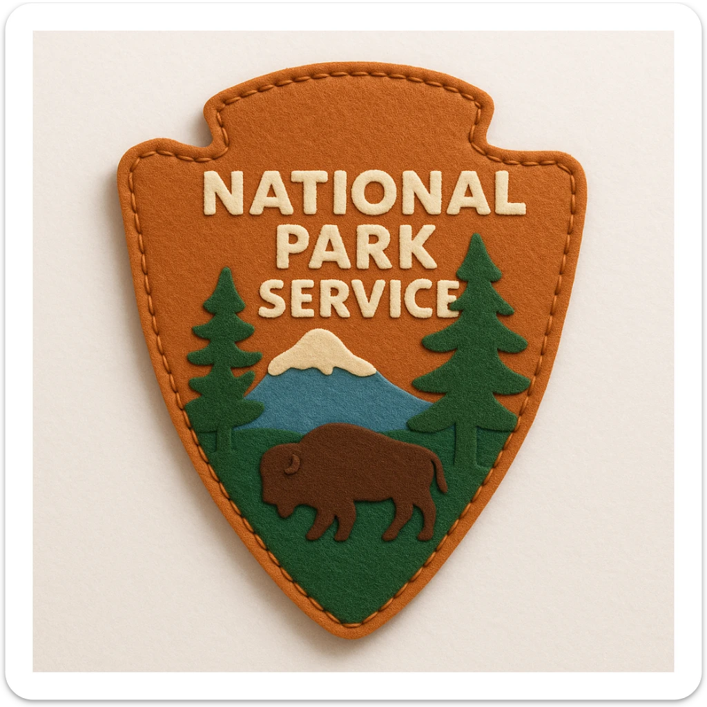 national park service sticker