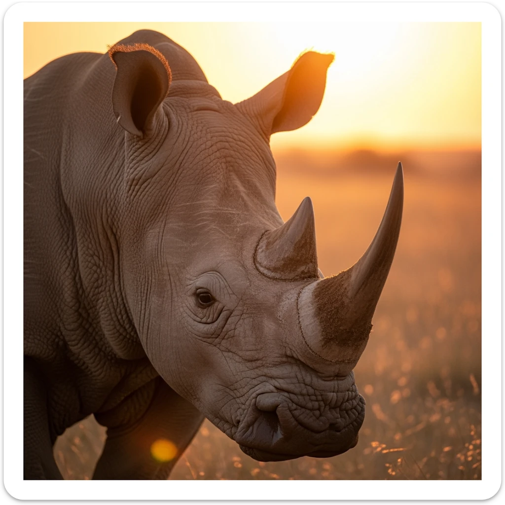 Rhino sticker
