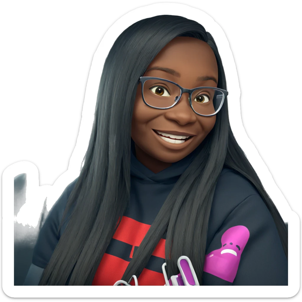 smiling boy in car interior sticker