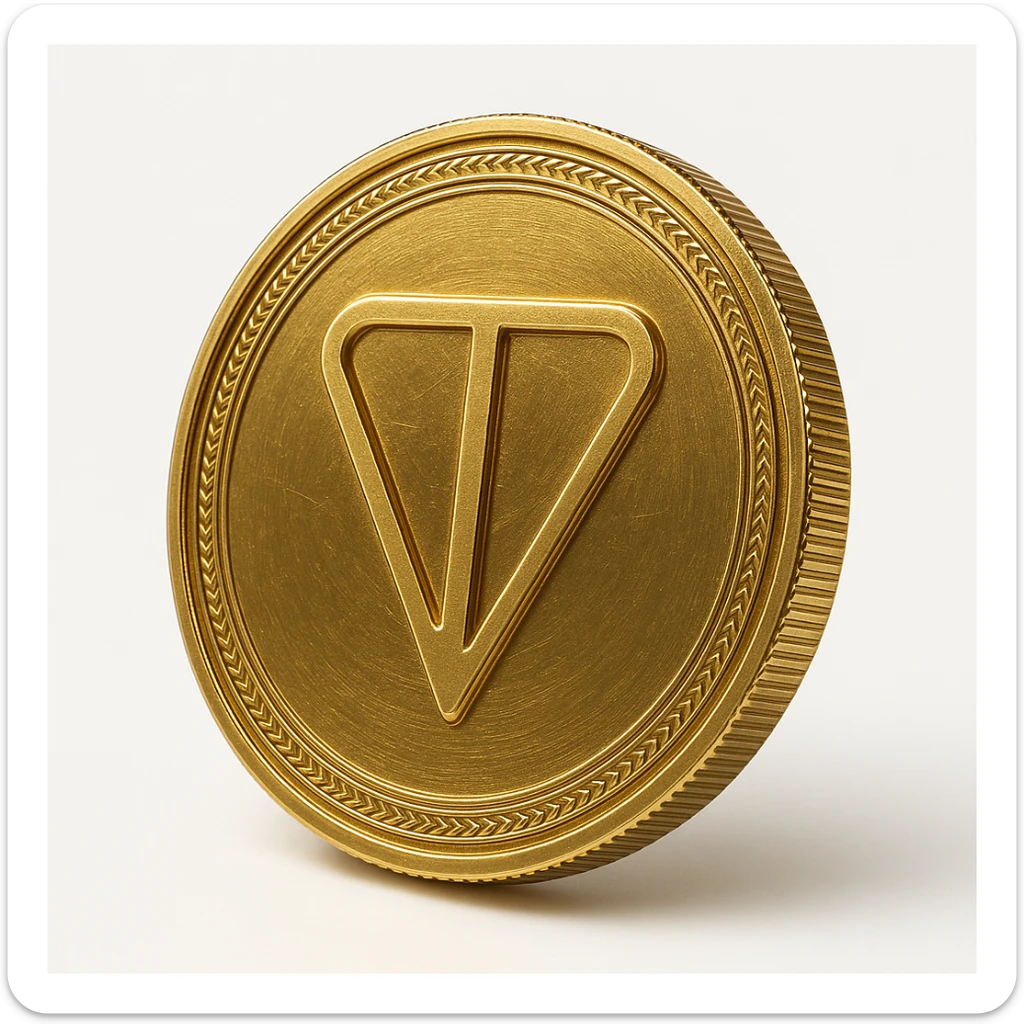 Ton coin монетка  sticker