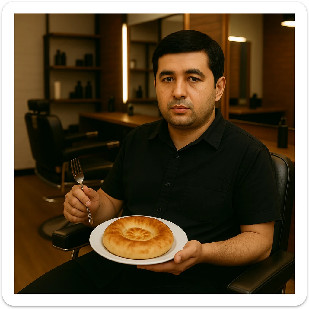 birinchidagi odamni yuziga 2 rasmdagi odamga uxshatib chizib bergin xuddu shunday non yen utirganini sticker