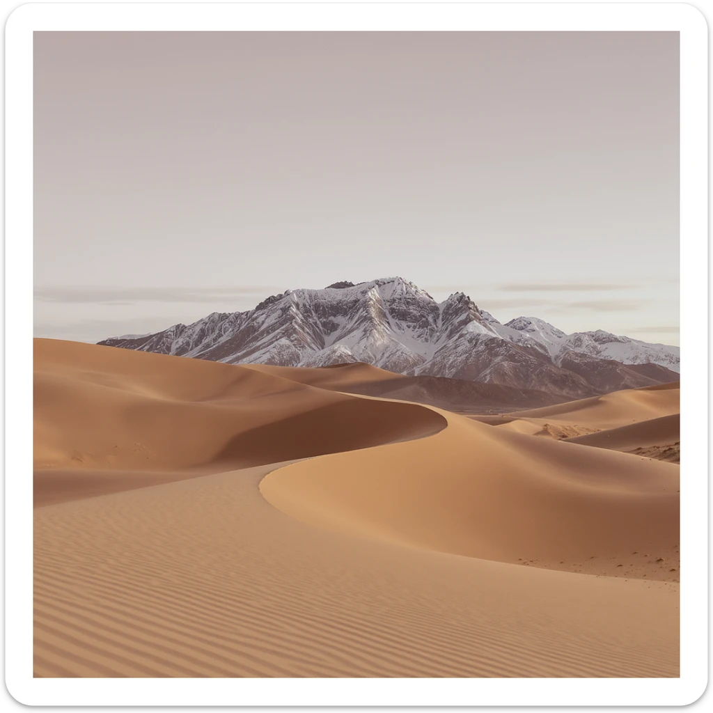 A modern desert mountain, wallpaper, modern sticker