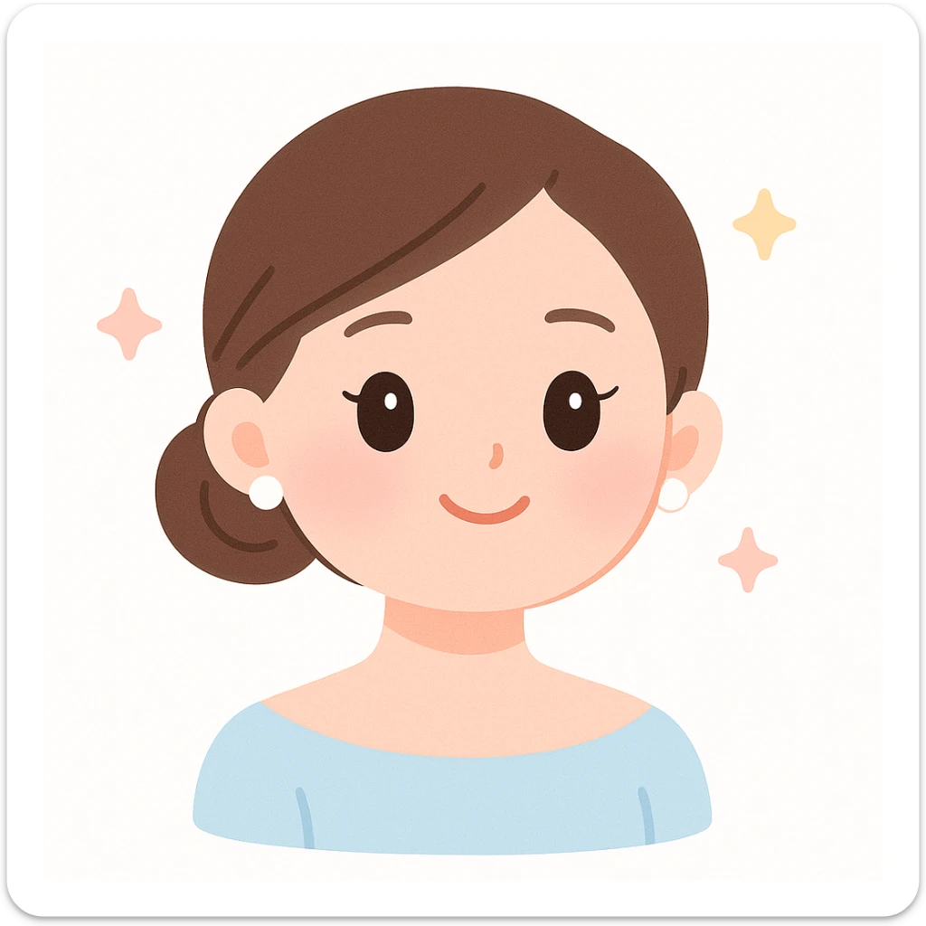 clean girl, radiant complexion, hair in a low bun, pearl earrings, soft pink makeup, clean and elegant appearance sticker