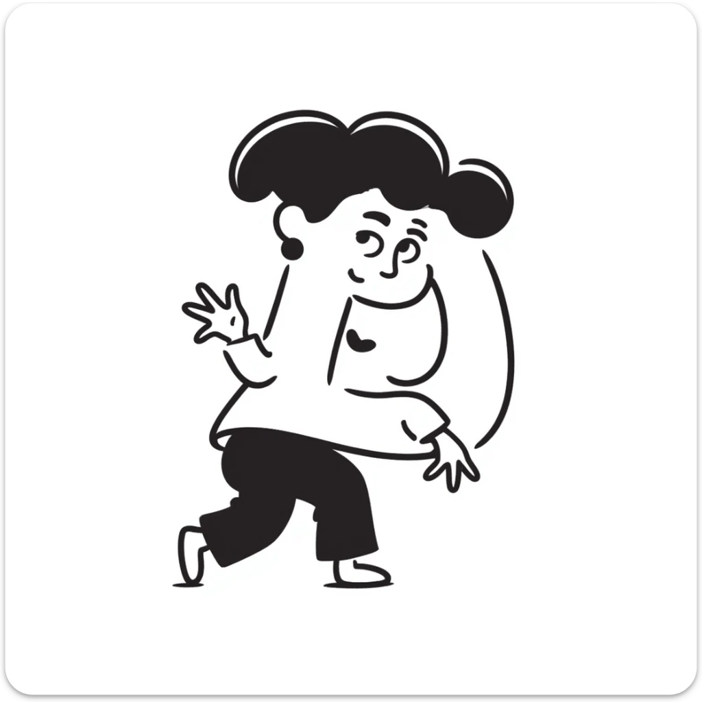 The letter Л sticker