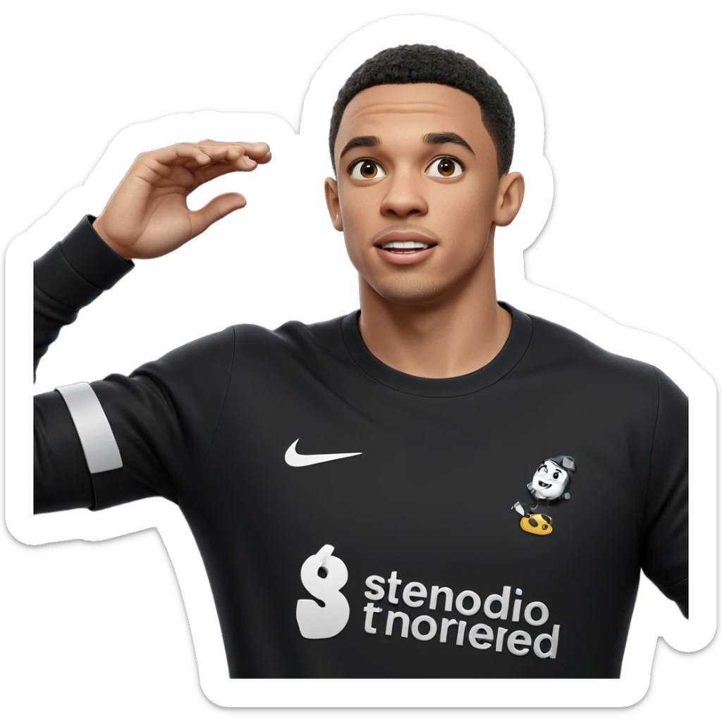 boy in black shirt portrait sticker