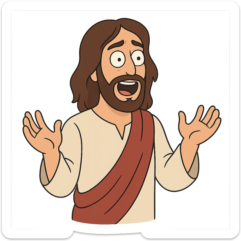 Jesus sticker