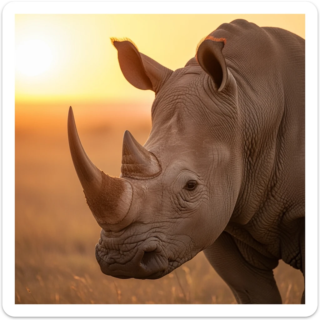 Rhino sticker