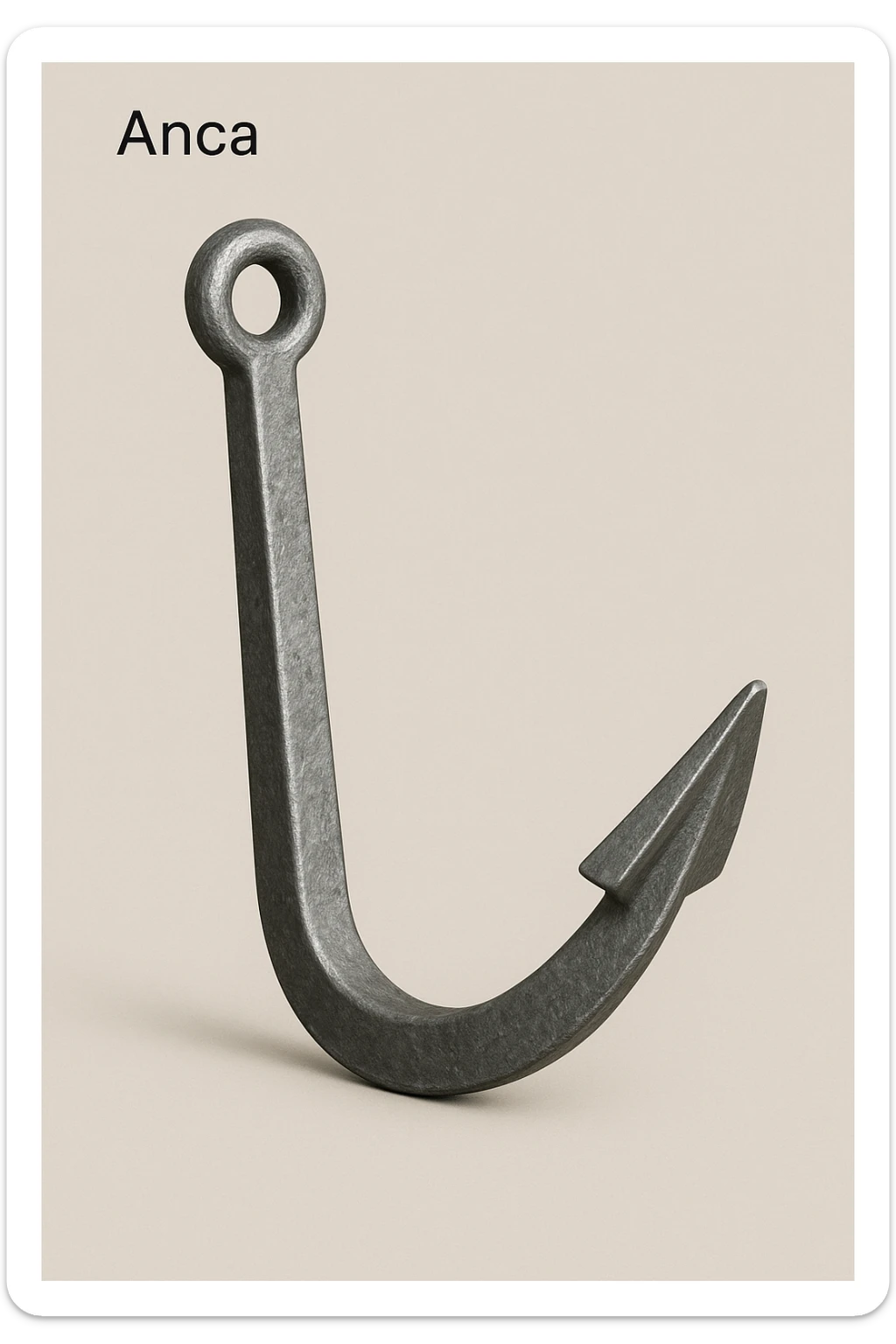 Anca su sfondo isolato sticker