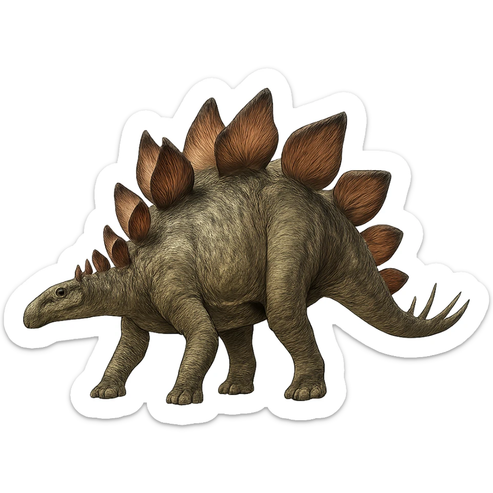 Stegosaurus sticker