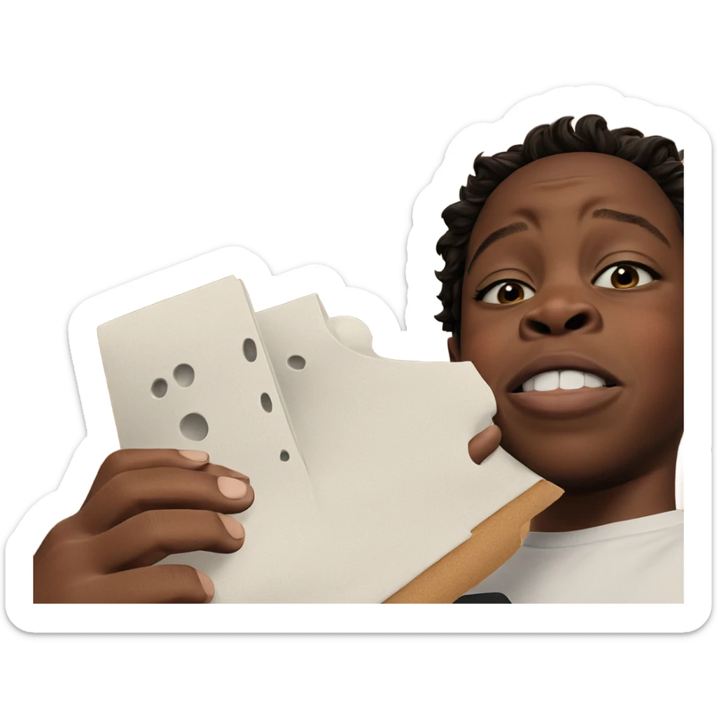 realistic meme of solo boy sticker