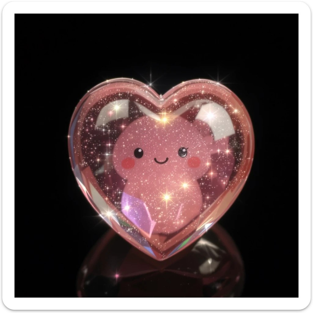 cute and shiny object sticker