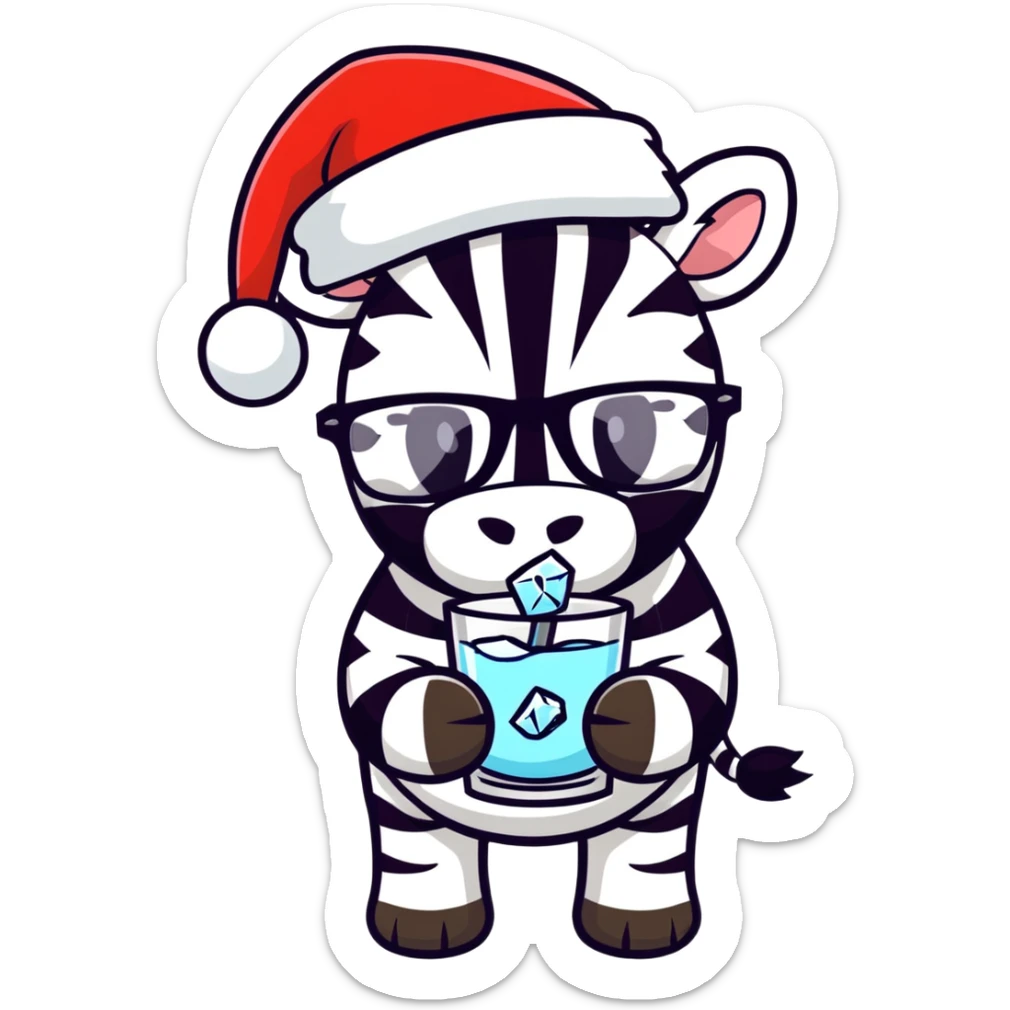 🤓-🦓-🧊-🎄 sticker