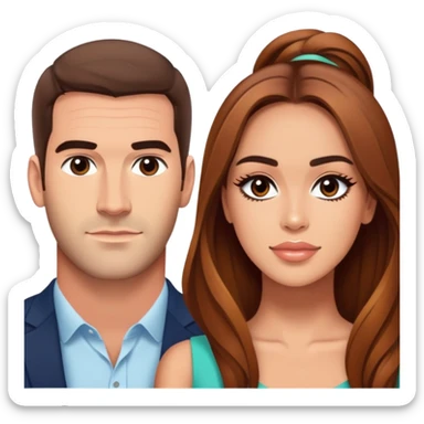 Lewis Howes and Yanet Garcia vs JetSetFly and Tefi INTERNET CELEBRITY BATTLE NOVIO DE MEXICO sticker