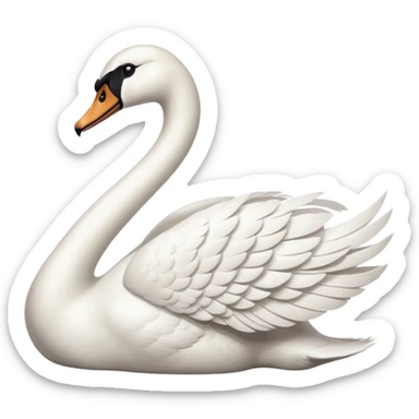 Swan sticker