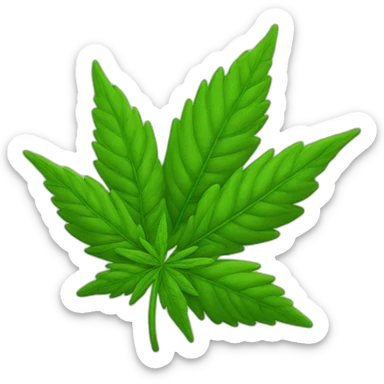 weed joint sticker
