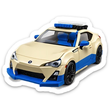  Real look Blueberry shortcake Lego Scion FR-S  sticker